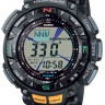 Черный полимерный ремешок Casio 10631629 для часов Casio PAG-240-1, PAG-240-1B, PAG-40-3V, PAG-40-5V, PAG-40-7V, PRG-40, PRG-240