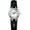 Черный кожаный ремешок Longines L682134839, аллигатор, 15/12, без замка, для часов Longines PrimaLuna L8.110.0, L8.110.4, L8.110.5, L8.110.8,  L8.110.9,  L8.111.6, L8.111.8, L8.111.9