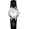 Черный кожаный ремешок Longines L682134839, аллигатор, 15/12, без замка, для часов Longines PrimaLuna L8.110.0, L8.110.4, L8.110.5, L8.110.8,  L8.110.9,  L8.111.6, L8.111.8, L8.111.9
