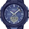 Синий полимерный ремешок Casio 10593649 для часов Casio BSA-B100AC-2A