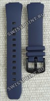 Синий полимерный ремешок Casio 10593649 для часов Casio BSA-B100AC-2A