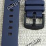 Синий полимерный ремешок Casio 10593649 для часов Casio BSA-B100AC-2A