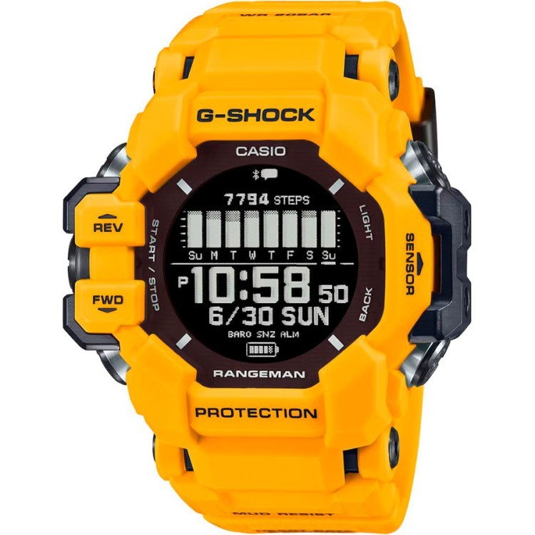 Оранжевый полимерный ремешок Casio 10667585 для часов Casio GPR-H1000-9