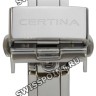 18 мм стальной раскладной замок Certina C640010847 для кожаного ремешка
