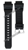 Черный полимерный ремешок Casio 10388870 для часов CASIO G-9300-1