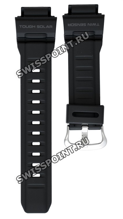 Черный полимерный ремешок Casio 10388870 для часов CASIO G-9300-1