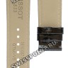 Коричневый кожаный ремешок Tissot T610037726, теленок, имитация крокодила, 20/18 мм, без замка для часов Tissot T-Classic Tradition T063.610, T063.617, T063.637, T063.639