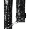 Черный кожаный ремешок Tissot T610030136, теленок, имитация крокодила, 20/18, без замка, для часов Tissot Bridgeport, T-Lord T045.407, T045.427, T059.507, T059.528
