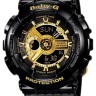 Черный глянцевый полимерный ремешок Casio 10451798 для часов Casio BA-110-1A
