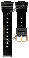 Черный глянцевый полимерный ремешок Casio 10451798 для часов Casio BA-110-1A