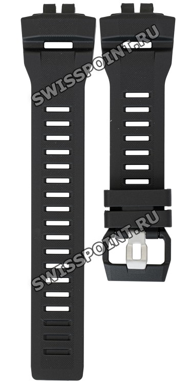 Черный полимерный ремешок Casio 10631654 для часов Casio GBD-200-1, GBD-200SM-1A6, GBD-200UU-1