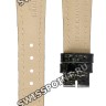 Черный кожаный ремешок Longines L682134840, аллигатор, 18.2/14, без замка, для часов Longines PrimaLuna L8.112.0, L8.112.4, L8.112.5, L8.113.6