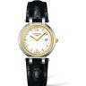 Черный кожаный ремешок Longines L682134840, аллигатор, 18.2/14, без замка, для часов Longines PrimaLuna L8.112.0, L8.112.4, L8.112.5, L8.113.6