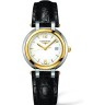 Черный кожаный ремешок Longines L682134840, аллигатор, 18.2/14, без замка, для часов Longines PrimaLuna L8.112.0, L8.112.4, L8.112.5, L8.113.6