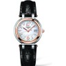 Черный кожаный ремешок Longines L682134840, аллигатор, 18.2/14, без замка, для часов Longines PrimaLuna L8.112.0, L8.112.4, L8.112.5, L8.113.6