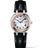 Черный кожаный ремешок Longines L682134840, аллигатор, 18.2/14, без замка, для часов Longines PrimaLuna L8.112.0, L8.112.4, L8.112.5, L8.113.6