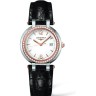 Черный кожаный ремешок Longines L682134840, аллигатор, 18.2/14, без замка, для часов Longines PrimaLuna L8.112.0, L8.112.4, L8.112.5, L8.113.6