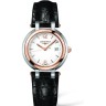 Черный кожаный ремешок Longines L682134840, аллигатор, 18.2/14, без замка, для часов Longines PrimaLuna L8.112.0, L8.112.4, L8.112.5, L8.113.6