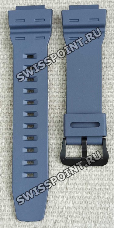 Синий полимерный ремешок Casio 10656656 для часов Casio AE-1500WH-2A