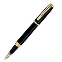 Ручка WATERMAN S0636780 Exception - Ideal Black GT, перьевая ручка, F (№ 227)