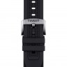 Черный каучуковый ремешок Tissot T603041967, стальная пряжка, для часов Tissot T-Race Chronograph T115.417.27.011.00