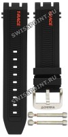 Черный каучуковый ремешок Tissot T603041967, стальная пряжка, для часов Tissot T-Race Chronograph T115.417.27.011.00