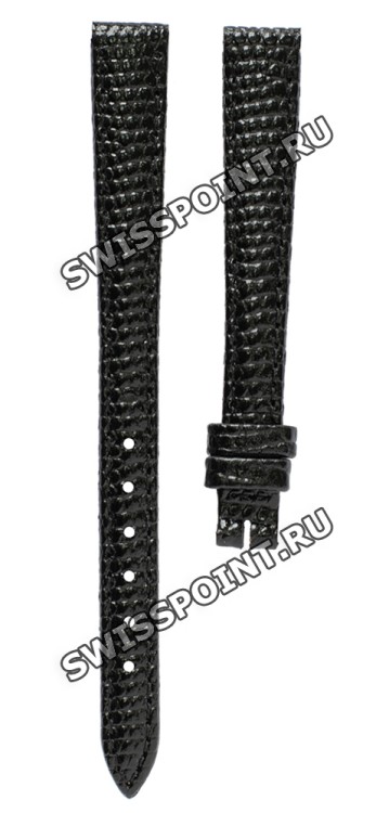 Черный кожаный ремешок Longines L682100751, теленок, 10/8, без замка, для часов Longines Presence L4.190.2, L4.219.2, L4.219.4