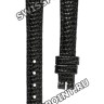 Черный кожаный ремешок Longines L682100751, теленок, 10/8, без замка, для часов Longines Presence L4.190.2, L4.219.2, L4.219.4