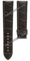 Коричневый кожаный ремешок Tissot T610034060, удлиненный, 23/20 XL, теленок, без замка, для часов Tissot T-Sport PRC 200 T055.427, T055427