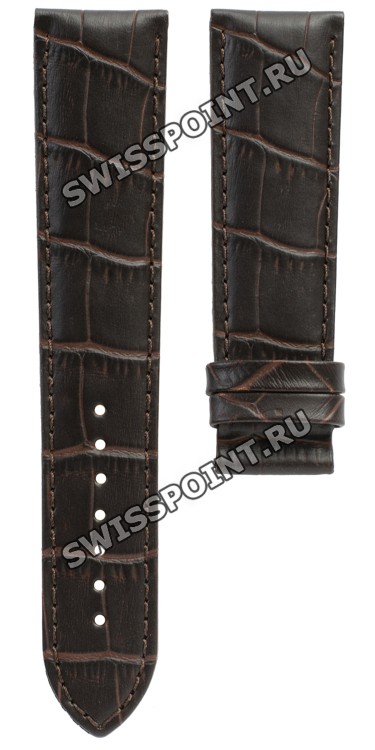 Коричневый кожаный ремешок Tissot T610034060, удлиненный, 23/20 XL, теленок, без замка, для часов Tissot T-Sport PRC 200 T055.427, T055427