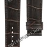 Коричневый кожаный ремешок Tissot T610034060, удлиненный, 23/20 XL, теленок, без замка, для часов Tissot T-Sport PRC 200 T055.427, T055427