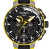 Черный каучуковый ремешок Tissot T603040819, черная пряжка, для часов Tissot T-Race Cycling T111.417