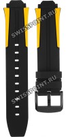 Черный каучуковый ремешок Tissot T603040819, черная пряжка, для часов Tissot T-Race Cycling T111.417