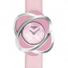Розовый сатиновый ремешок Tissot T610014596, 12/12, без замка, для часов Tissot Flower Power G346
