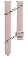 Розовый сатиновый ремешок Tissot T610014596, 12/12, без замка, для часов Tissot Flower Power G346