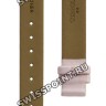 Розовый сатиновый ремешок Tissot T610014596, 12/12, без замка, для часов Tissot Flower Power G346
