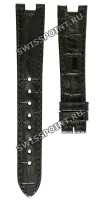 Черный кожаный ремешок Balmain B1731385, 17/14, с вырезом, без замка для часов Balmain 3731, 3735