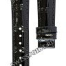 Черный лаковый кожаный ремешок Certina C610017276, 16/14, без замка, для часов Certina DS Prime C006.207, C004.210, C025.210