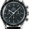 98000008 Ремешок черный, аллигатор, 20/16, под клипсу, длина 100/100, для часов Omega Speedmaster Moonwatch