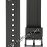 Черный полимерный ремешок Casio 10452255 для часов Casio MRW-S300H-1B, MRW-S300H-1B3, MRW-S300H-1B2, MRW-S300H-4B