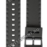 Черный полимерный ремешок Casio 10452255 для часов Casio MRW-S300H-1B, MRW-S300H-1B3, MRW-S300H-1B2, MRW-S300H-4B