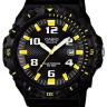 Черный полимерный ремешок Casio 10452255 для часов Casio MRW-S300H-1B, MRW-S300H-1B3, MRW-S300H-1B2, MRW-S300H-4B