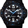 Черный полимерный ремешок Casio 10452255 для часов Casio MRW-S300H-1B, MRW-S300H-1B3, MRW-S300H-1B2, MRW-S300H-4B