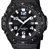 Черный полимерный ремешок Casio 10452255 для часов Casio MRW-S300H-1B, MRW-S300H-1B3, MRW-S300H-1B2, MRW-S300H-4B