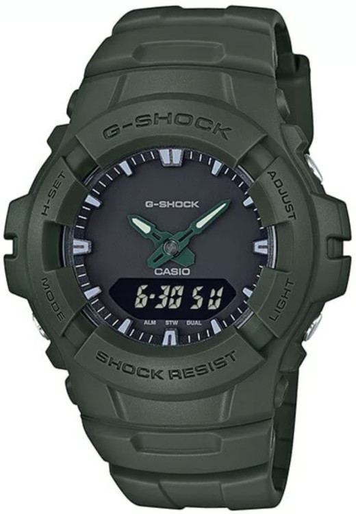 Зеленый полимерный рант корпуса Casio 10543927 для часов Casio G-100CU-3A