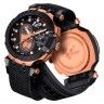 Черный каучуковый ремешок Tissot T603043411 с тканевой накладной, розовая пряжка, для часов Tissot T-Race MotoGP 2019 Chronograph T115.417.37.057.00