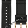 Черный каучуковый ремешок Tissot T603043411 с тканевой накладной, розовая пряжка, для часов Tissot T-Race MotoGP 2019 Chronograph T115.417.37.057.00