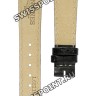 Черный кожаный ремешок Longines L682101022, теленок, 15/12, без замка, для часов Longines DolceVita Classic L4.242.6, L4.243.6, L5.155.0, L5.155.4