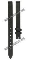 Черный кожаный ремешок Longines L682145824, теленок, 8/8 мм, без замка, для часов Longines Mini L2.303.0