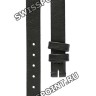 Черный кожаный ремешок Longines L682145824, теленок, 8/8 мм, без замка, для часов Longines Mini L2.303.0